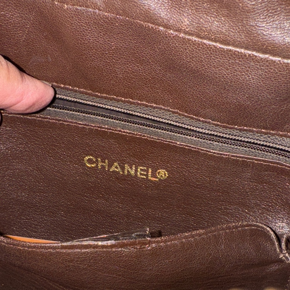 CHANEL Brown Genuine Crocodile-
Crossbody Bag - Picture 10 of 12